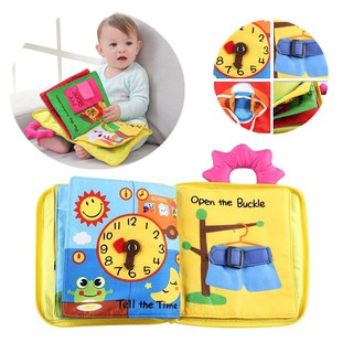 3D Multifunctional Anti-Tearing Rotten Handmade Baby Early Education Cloth Book