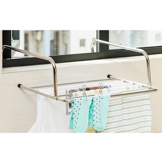 Stainless steel clothes drying rack