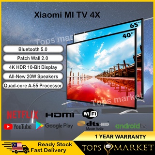 [Global Version] Xiaomi TV 4K Smart TV 40 Inch | 65 Inch Mi TV - Television Wifi Google Netflix Television Smart TV