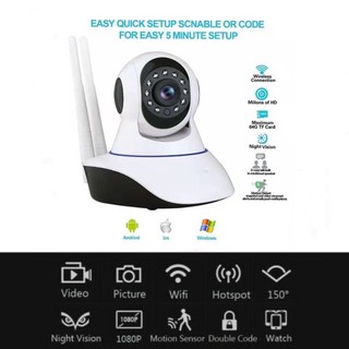 Wireless wifi lp Camera HD 1080P Wireless Smart CCTV Security Mobile Remote Cam (1)