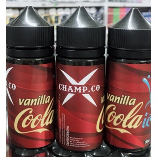 E-Juice CHAMP.CO Vanilla Kola Ice 100Ml New Flavour Vape Juice