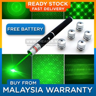 ⭐LOCAL STOCK⭐Laser Green Pointer Pen Star Cap High Power 2in1 6in1 5mw Powerful