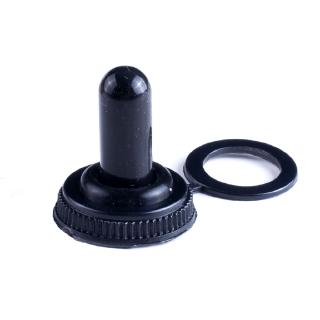 Black Mini Toggle Switch Rubber Resistance Boot Cover Cap Waterproof Lid