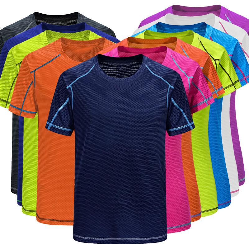 Outdoor Quick Dry T Shirt Men and Women Fashion Couple Sport Running Breathable Short Sleeve Quick Dry Quick Dry Clothes