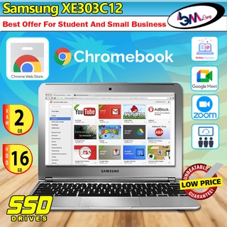 Samsung XE303C12-A01US Chromebook - Samsung Exynos 1.70 GHz 2 GB RAM - 16 GB SSD 11.6" Display