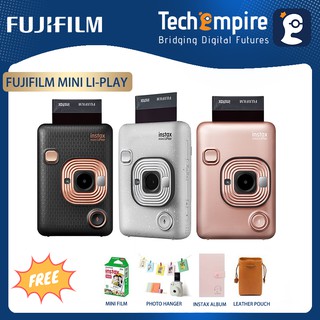 Fujifilm instax mini LiPlay + Film 10pcs + Card Hanger 10pcs + Leather Pouch + Color Album (Fujifilm Warranty))