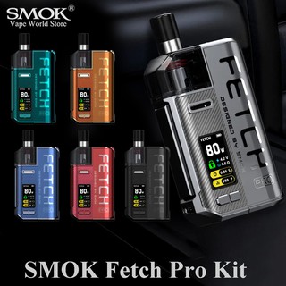 Smok Fetch Pro Pod System Starter Kit 18650 Battery 80W 4.3ml Cartridge