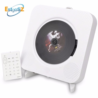 New CD Player, Portable Wall-mounted Bluetooth, Home Audio Box With Remote Control, FM Radio, Built-in HiFi Speaker