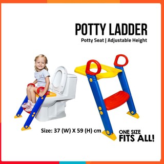 Children Toddler Kids Potty Seat Training Ladder Toilet Trainer Bowl Train l Toilet Tandas Kanak Anak