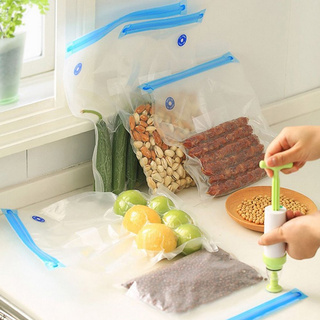 Vacuum Sealing Food Bag Sealer Packing Container To Keep Food Fresh With Pump (1)