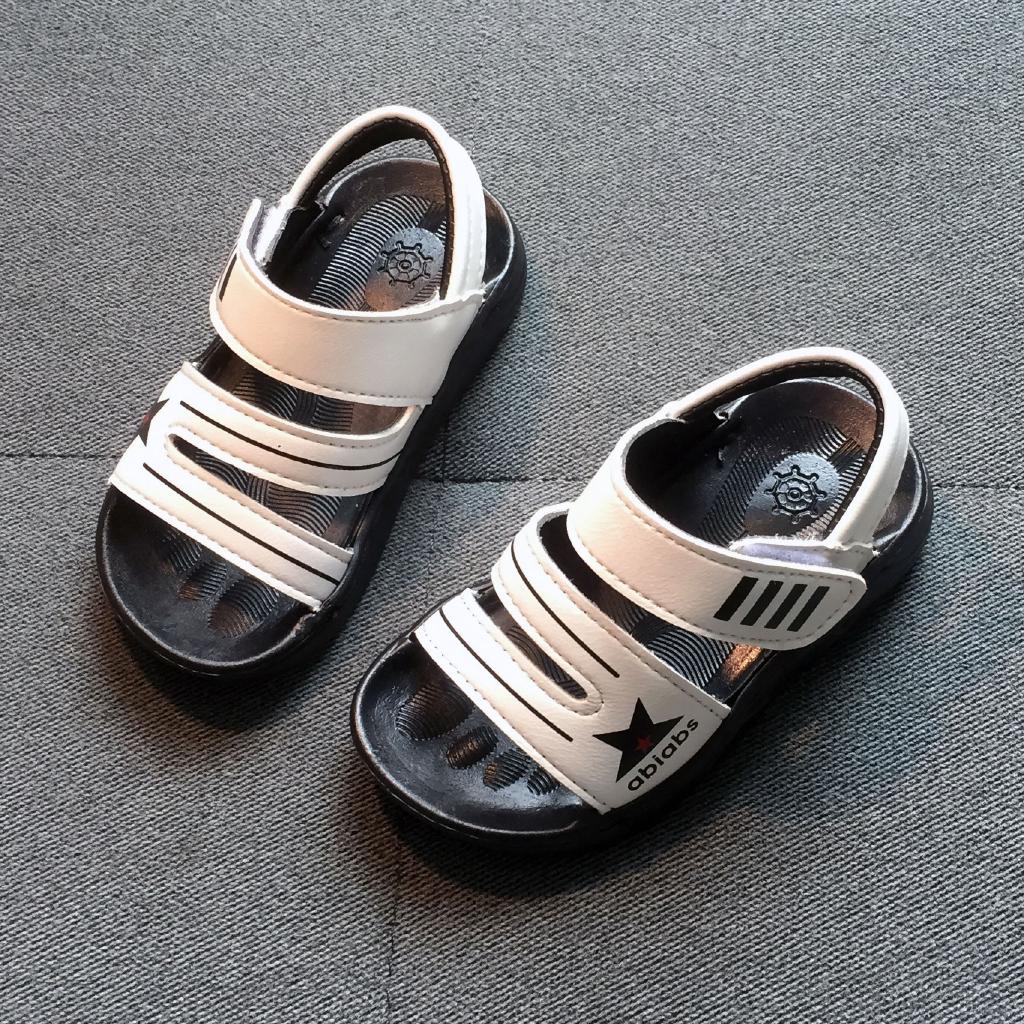Ready stock summer personality Korean version of 1-3-year-old 456-slip soft-soled baby boy sandals for children in child