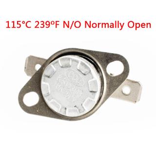Ready stock* 1pcs,KSD301 Temperature N/O Normally Open Controlled Control Switch 115°C 239ºF