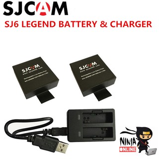 SJCAM SJ6 LEGEND 1000mAh Battery & SJ6 Dual Charger Set