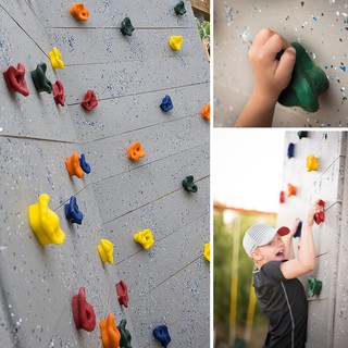 Da 10PCS Textured Climbing Rock Wall Stones Kids Assorted