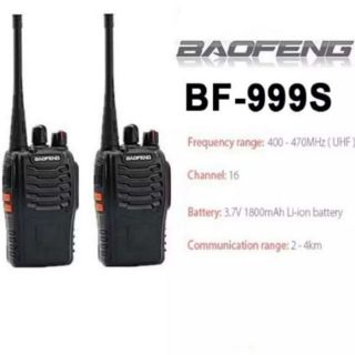 BaoFeng BF-999S 3-5KM Walkie Talkie 16 Channel Radio