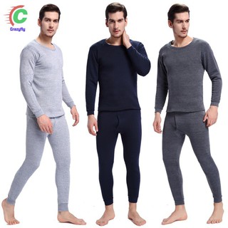 Hot Sale Hot Mens Pajamas Winter Warm Thermal Underwear Long Johns Sexy Black Thermal Underwear Sets