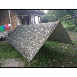 Flysheet Ponco Poncho Camping 2x3