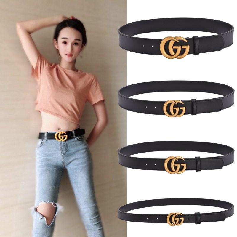 style cheap fashion girl women belt student leather korean pure hot sale