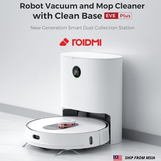 [Ready Stock]ROIDMI EVE PLUS Smart Robot Vacuum Mop Cleaner With Self Dust Collection Bin Dock