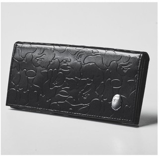 A BATHING APE Men's Leather Long Wallet