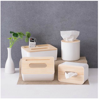 Hot Sale Wooden Tissue Box Home Tissue Box Container Towel Napkin Tissue Holder