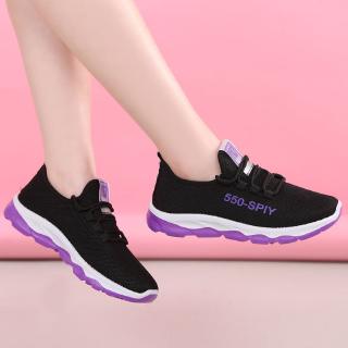 🔥Ready Stock🔥 shoes fashion wild Korean breathable soft bottom slip vigorous wear flat shoes Sneakers Tenni