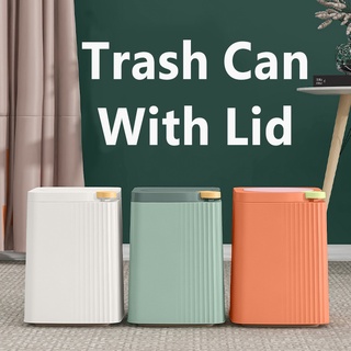 Trash Can Clamshell Trash Can Trash Can With Lid Garbage Can Tin Sampah Tong Sampah Dengan Penutup