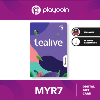 [15 Mins,24/7 Delivery via WhatsApp] Tealive Gift Card (MY, In-Store) - RM7 [PlayCoin] (1)