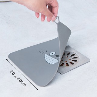20*20cm Large Silicone Floor Drain Deodorant Pad Toilet Floor Drain Bathroom Anti Odor Sewer Cover Water Stopper