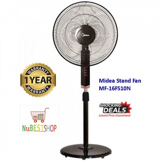 Midea Stand Fan 16" 3 Speed MF-16FS10N/MF-16FS10NS