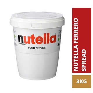 🔥Promo WHOLESALE🔥3KG NUTELLA Hazelnut Spread Food Service Packaging HALAL (READY STOCK)
