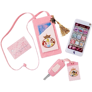 Disney Princess Style Collection On-The-Go Play Smartphone with Led Lights, Sounds & Cross Body Strap For Girls