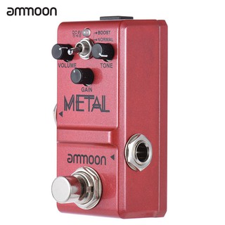 【no profit】ammoon Nano Series Guitar Effect Pedal Metal Distortion True Bypass