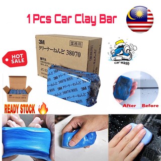 ❤ready stock Car Body Contaminant Remover Clay Bar Stain Remover Car Wax Waxing Polish Car Wash Remove Scratch Car Care