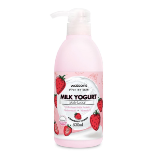 WATSONS Milk Yogurt Body Lotion Strawberry 530ml