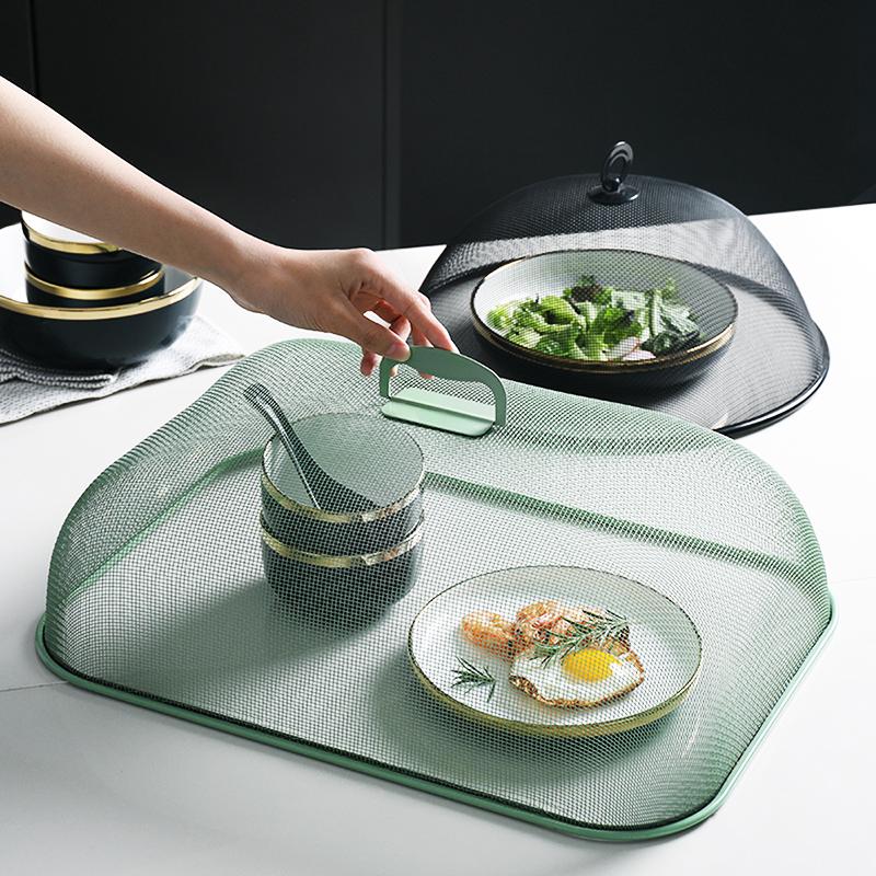Simple Iron cover household circular food cover fly proof food cover small leftovers cover table cover