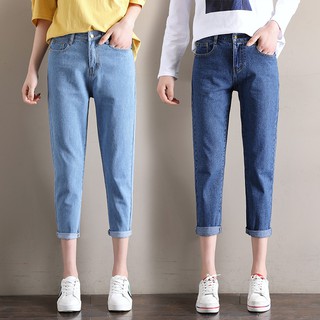 ✨New Korean style✨ Simple Loose Ninth Jeans long Jeans Long pants