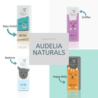 Audelia Naturals - Bedtime, Happy Belly, Baby Shield, Sniffles