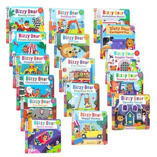 KL Stock Bizzy Bear Board Book Children Bizzy Bear 小熊很忙纸板书 绘本0-1-2-3-4岁