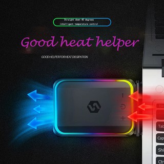2020 NEW RGB Light Vacuum Portable Notebook Laptop Cooler USB Air External Extracting Cooling Fan for Laptop Speed (1)