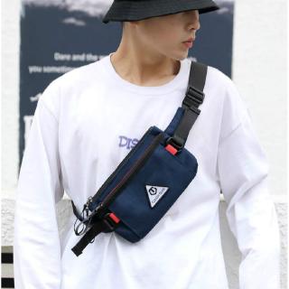 New men's fashion square bag messenger bag shoulder bag waist bag