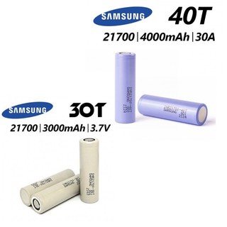 Original Samsung 30T 40T High Quality 21700 Li-Ion Rechargeable Battery