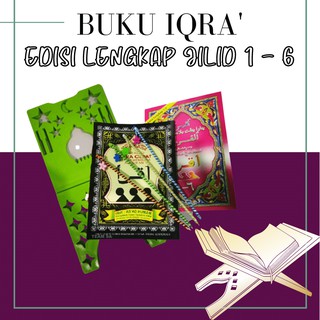 BUKU IQRA - BUKU IQRA PINK & HITAM EDISI LENGKAP JILID 1-6 / REHAL & PENUNJUK