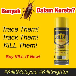 Kill-It Spray Pembunuh Lipas || Ubat Lipas || Spray Serangga
