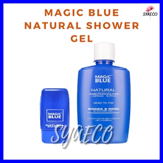 Magic Blue Natural Shower Gel Bidara & Rose