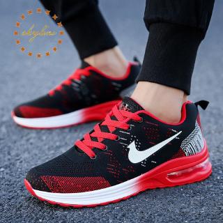 Ready Stock Men's Running Sports Shoes Plus Size Women Kids Air Cushion Sneakers Couple Athletic Trainers Kasut Sukan