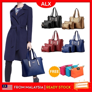 ALX [ CLEAR STOCK ] 3 in 1 Set Authentics Korean Event Fancy Premium Crossbody Party Ball Leather Bag Beg Begs
