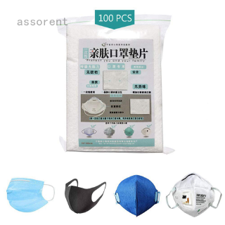100-600PCS Face Filter Pads Non-Woven Anti-dust Filter Gasket(Only Pads )