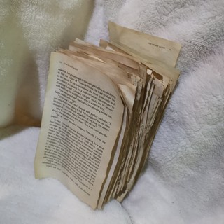 THE AGED - Vintage Junk Coffee Dyed Old Novel Paper