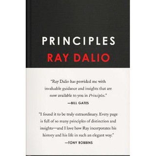 (Dust jacket tiny fold) Non Fiction: Principles: Life and Work by Ray Dalio
